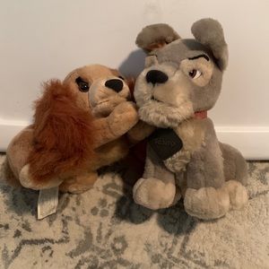 Lady and Tramp plush vintage Disney